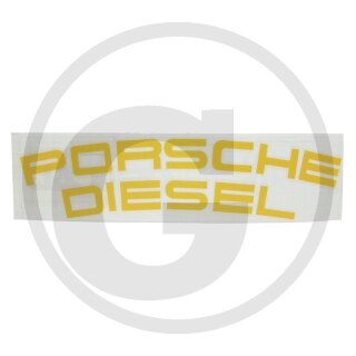Aufkleber Porsche Diesel