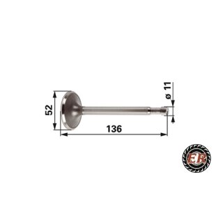 Einlassventil Steyr T80 - T185, T280