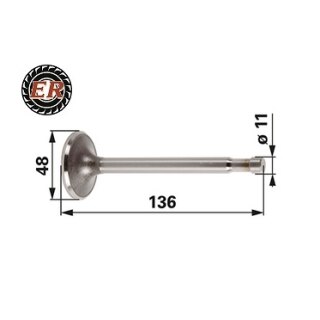 Auslassventil Steyr T80 - T182