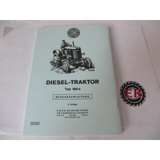 Betriebsanleitung Steyr 180 a,
