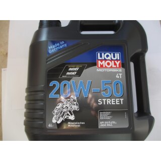 20 W 50 Street Motorbike 4T, 4 Liter