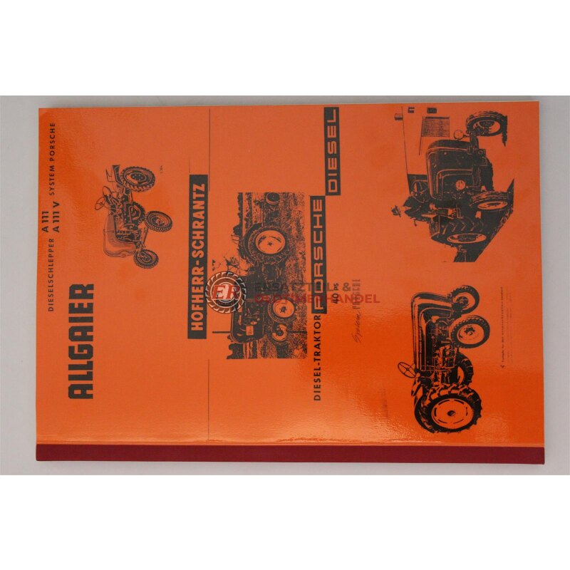 Reparaturhandbuch Porsche Diesel Ersatzteil & Oldtimer Handels GmbH