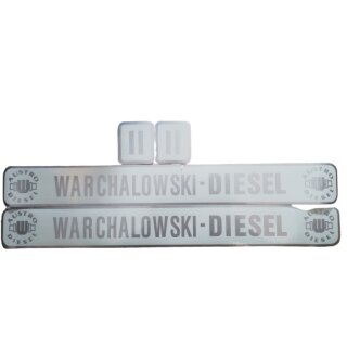 Aufkleberset für Warchalowski weiß