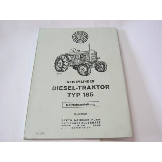Betriebsanleitung Steyr Typ 185