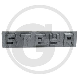 Schriftzug Steyr groß