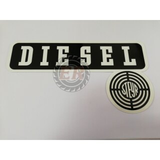 Aufkleber Steyr Diesel rechts