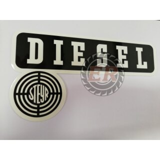 Aufkleber Steyr Diesel links