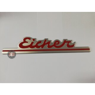 Eicher Schriftzug
